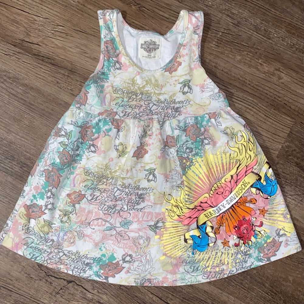 Harley Davidson Tank Top dress 24mo